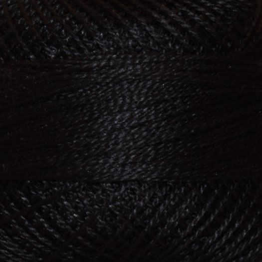 Finca Perle Floss Size 8 Black 0007