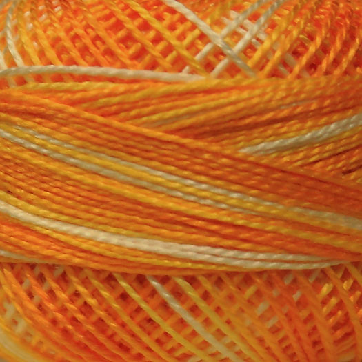 Finca Perle Floss Size 8 Tangerine Twist 9100