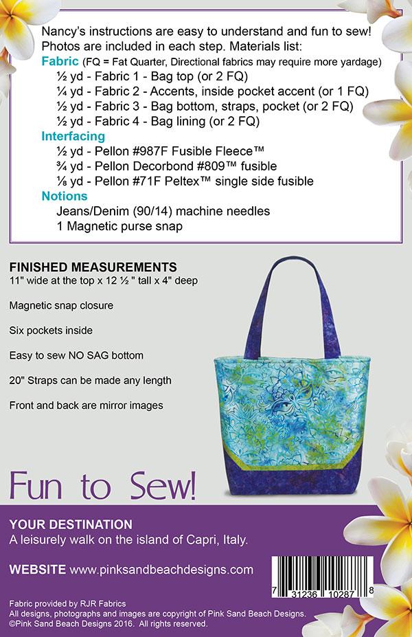 Capri Carryall - Quilt Pattern