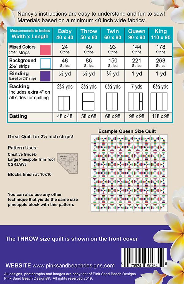 Pineapple Confetti - Quilt Pattern