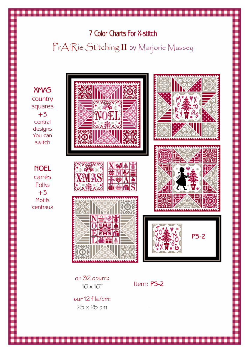 Prairie Stitching II - Christmas Cross Stitch Pattern