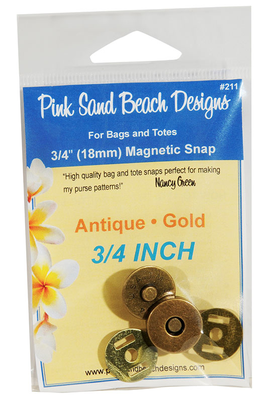 3/4" Magnetic Snap Gold