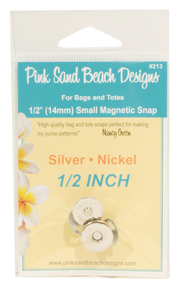 Small Magnet Purse Snap/Silver N