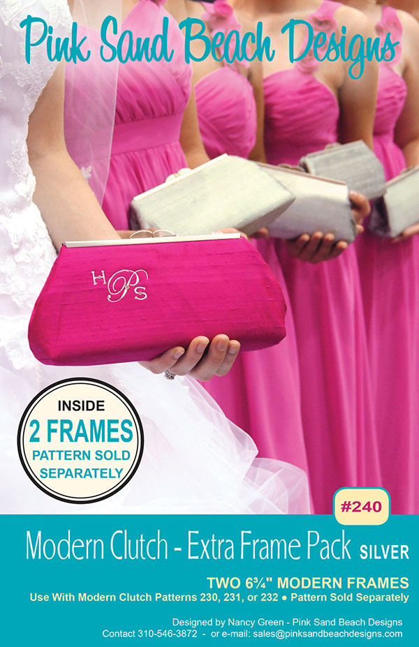 Modern Clutch Extra Frame/Silve