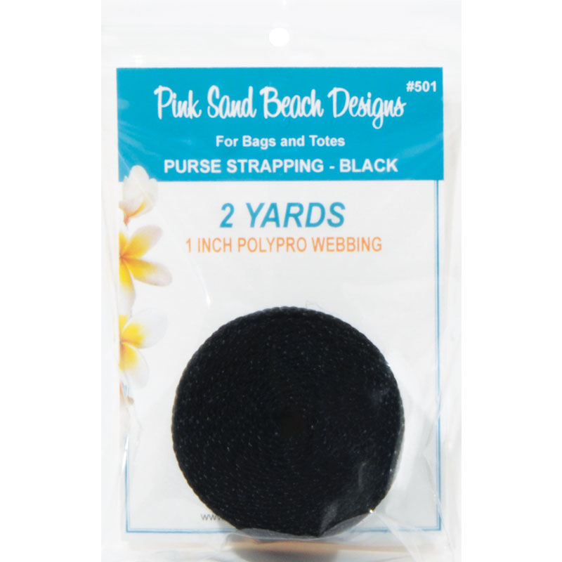 Purse Strapping 1" x 2yd Black