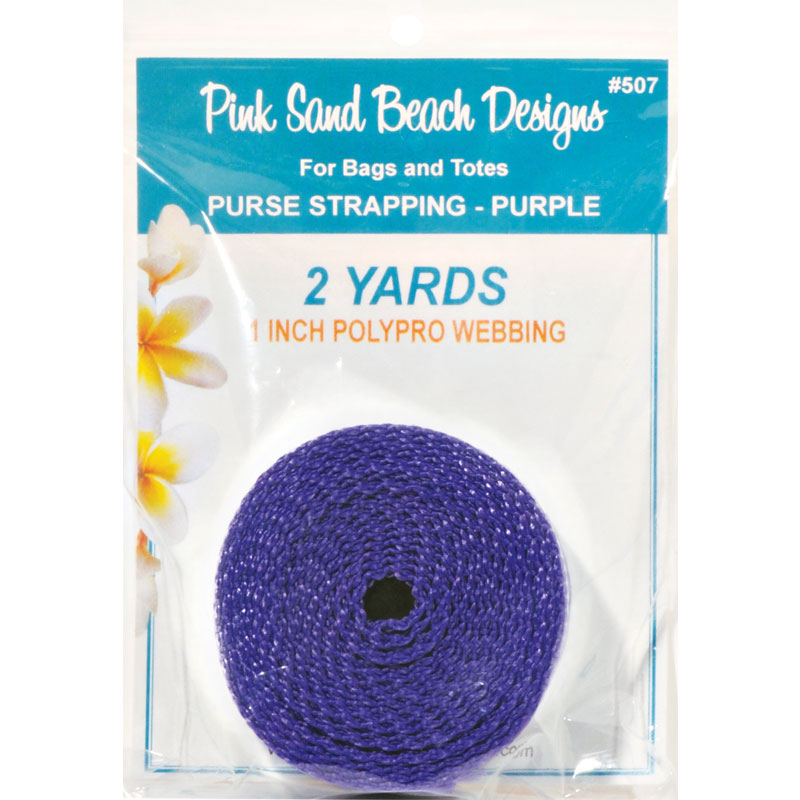 Purse Strapping 1" x 2yd Purple