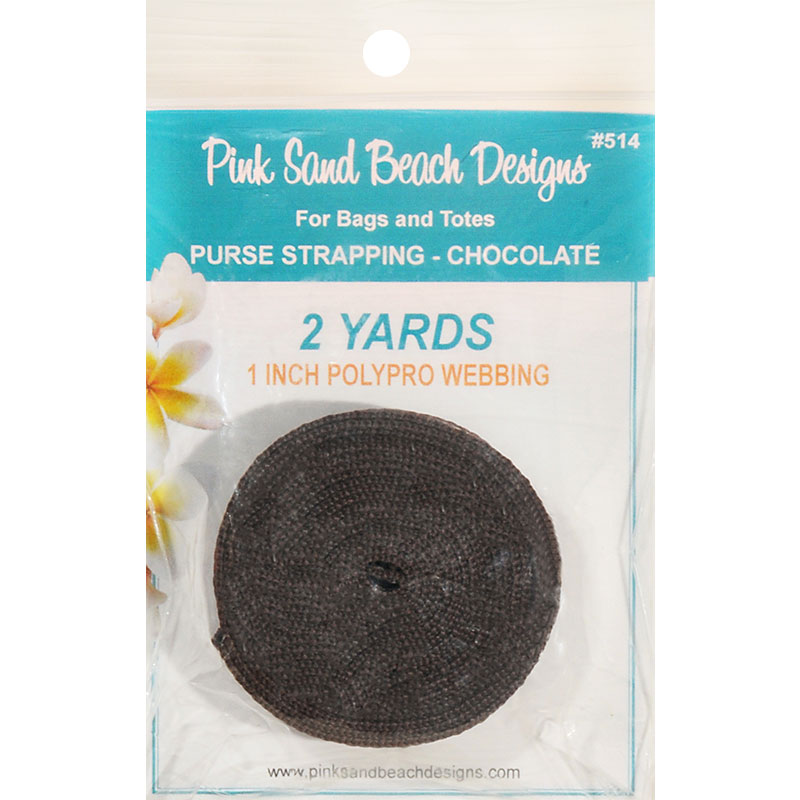 Purse Strapping 1"x2yd Chocolate