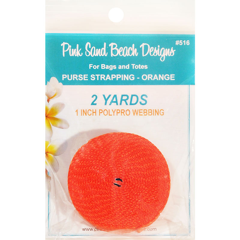 Purse Strapping 1" x 2yd Orange