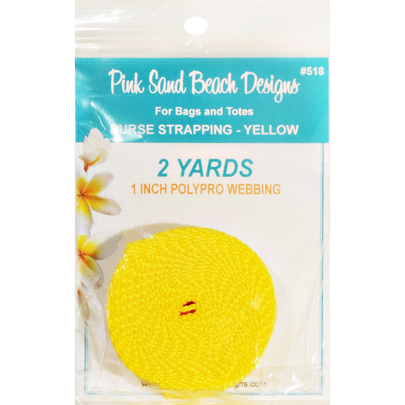 Purse Strapping 1" x 2yd Yellow