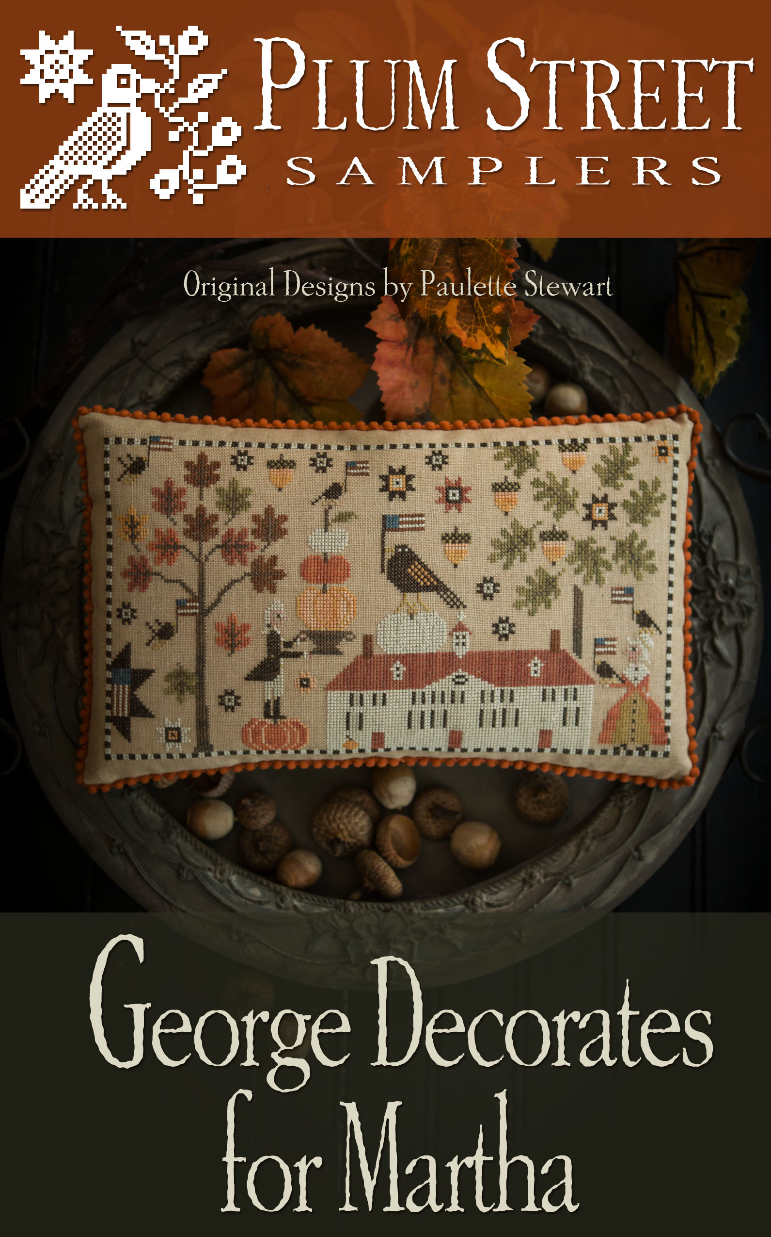 George Decorates for Martha - Cross Stitch Pattern