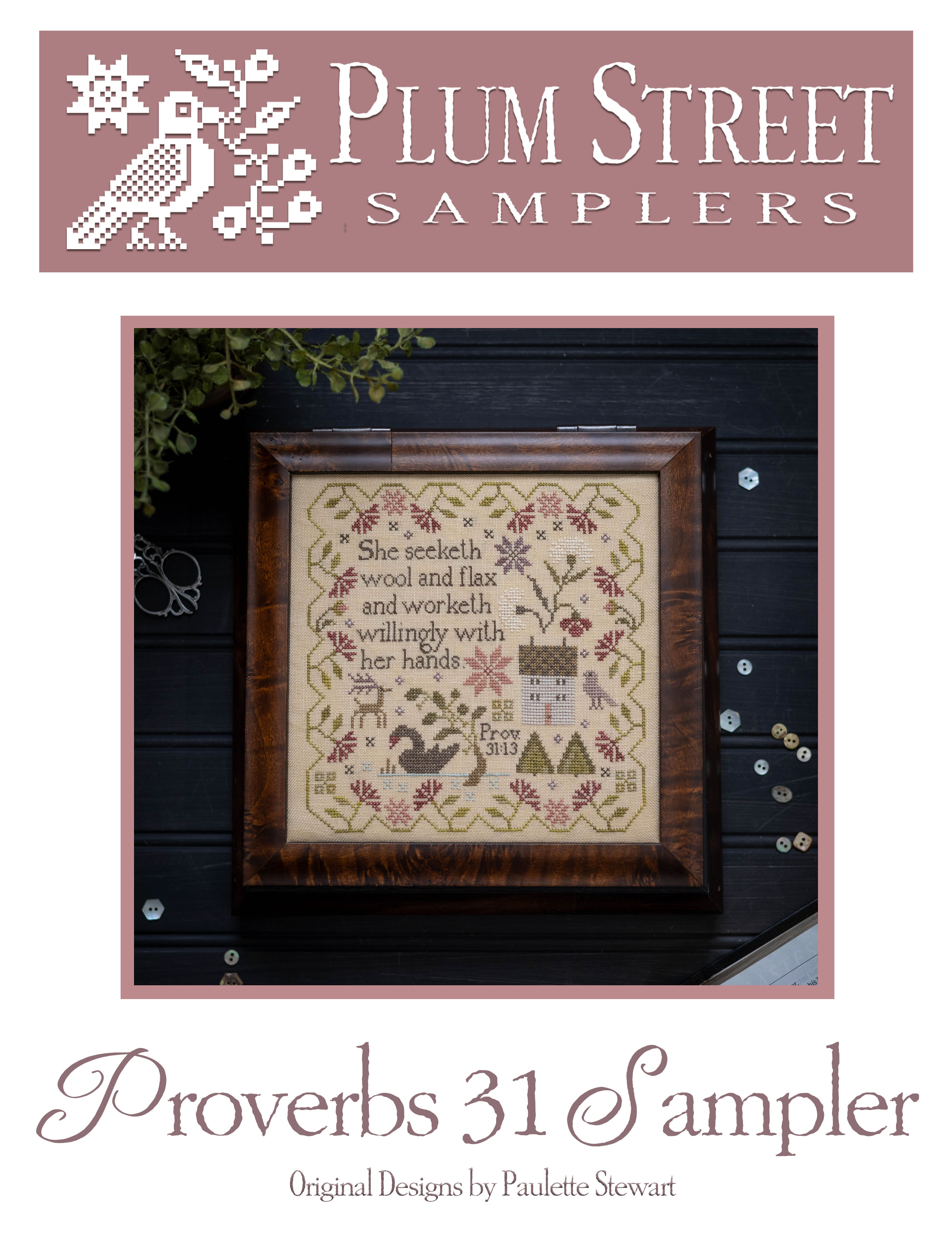 Proverbs 31 Sampler - Cross Stitch Pattern