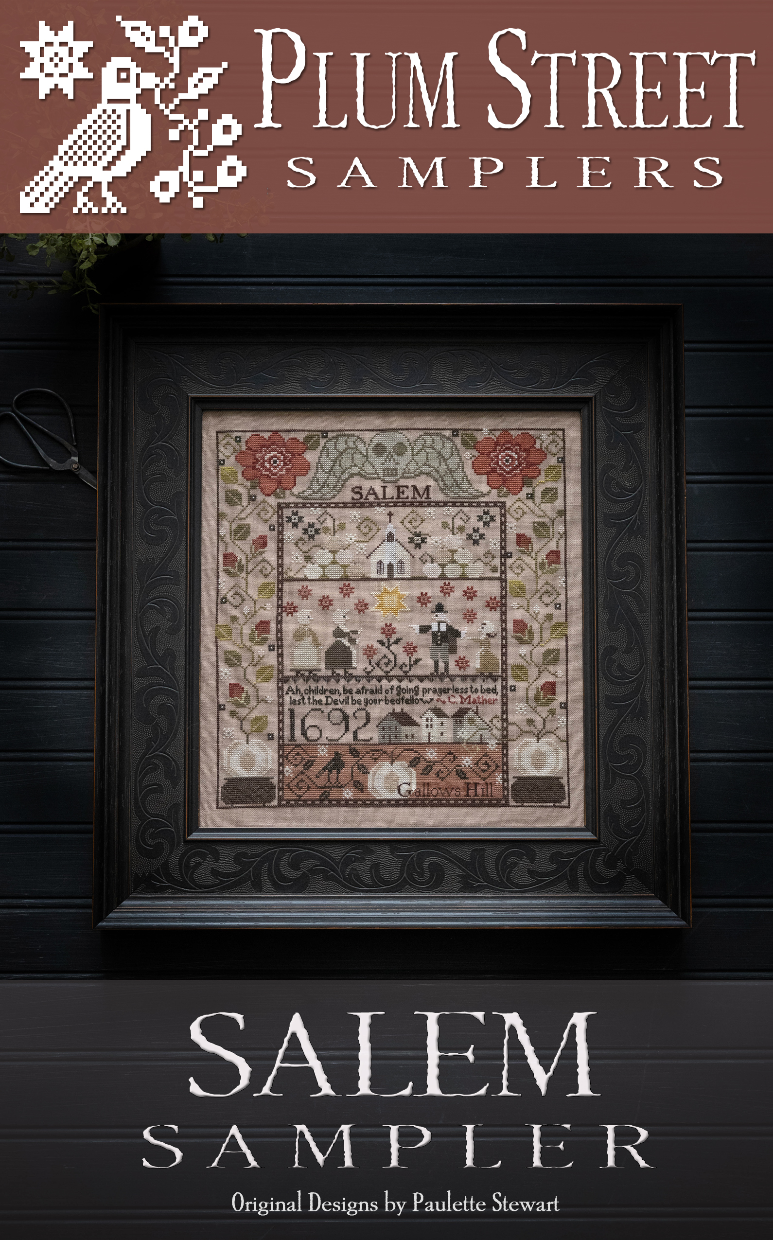 Salem Sampler - Halloween Cross Stitch Pattern