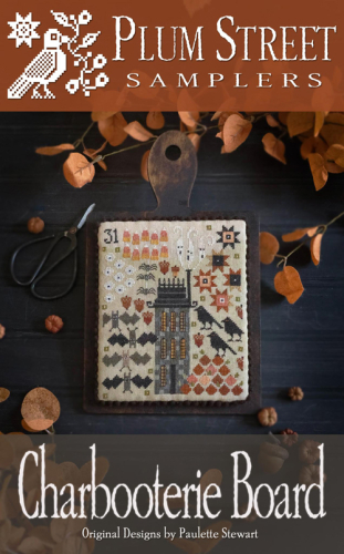 Charbooterie Board - Halloween Cross Stitch Pattern