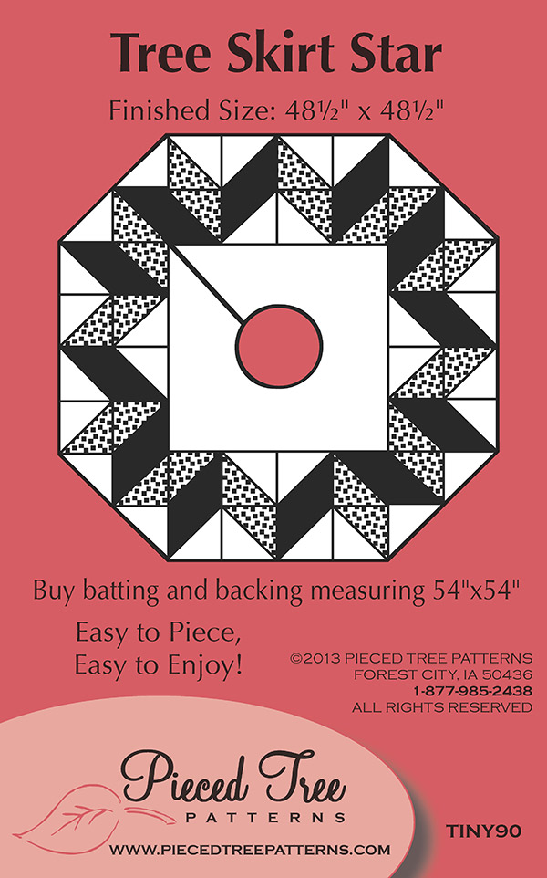 Tree Skirt Star - Quilt Pattern