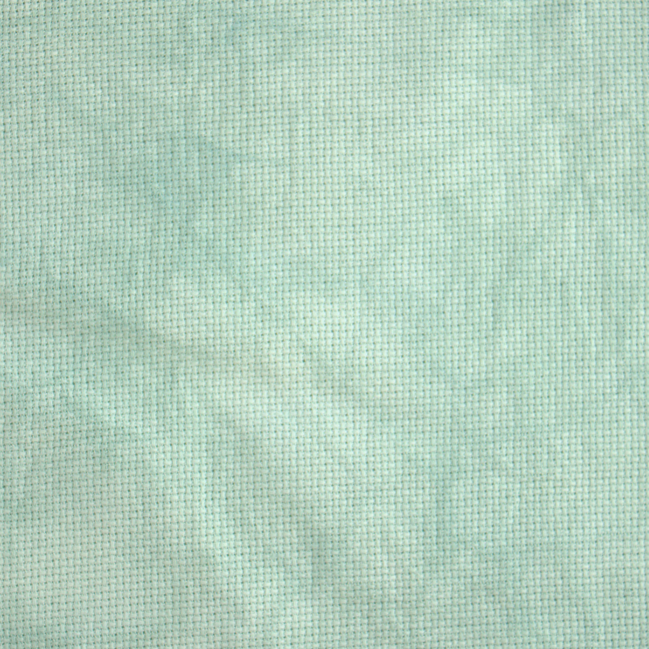 18 Count Mint Aida Fabric 35x52