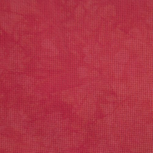 20 Count Rubious Aida Fabric 12x17, zoomed in. Select this picture to zoom back out.