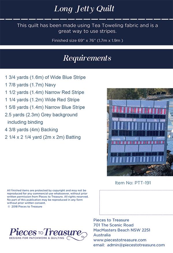 Long Jetty Quilt - Quilt Pattern