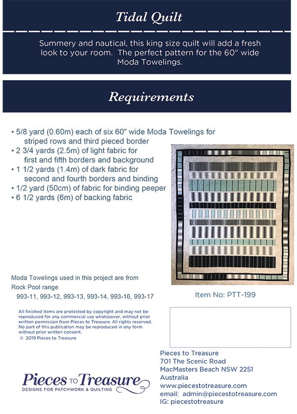 Tidal Quilt - Quilt Pattern