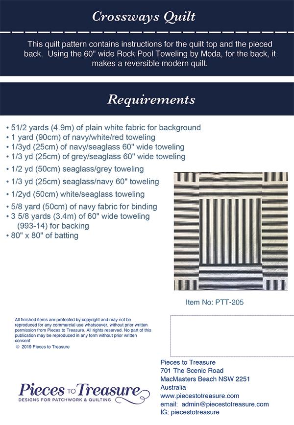 Crossways Quilt - Quilt Pattern