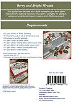 Berry and Bright Wreath - Quilt Pattern