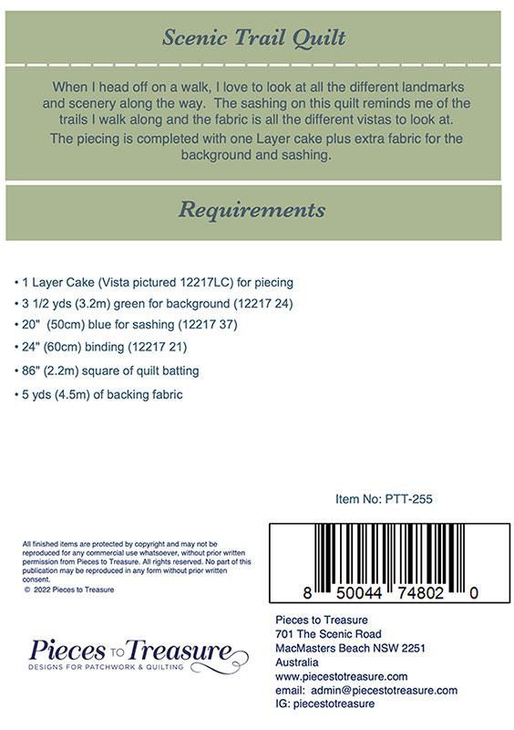 Scenic Trail Quilt - Quilt Pattern