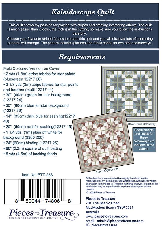 Kaleidoscope Quilt - Quilt Pattern