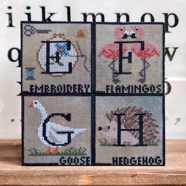 When I Think of "E F G H" - Cross Stitch Pattern
