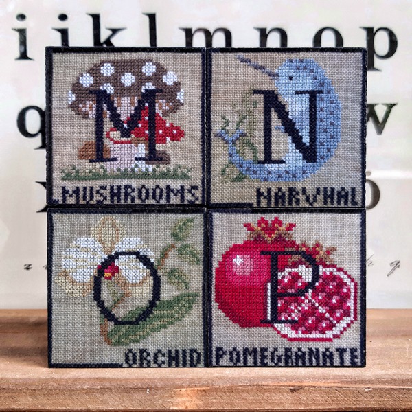 When I Think of "M N O P" - Cross Stitch Pattern