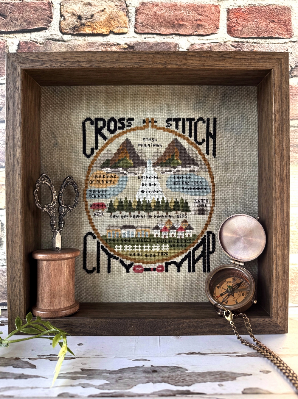 Cross Stitch City Map - Cross Stitch Pattern