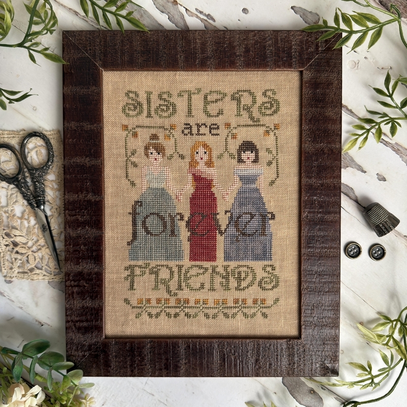 Sisters Are Forever Friends - Cross Stitch Pattern