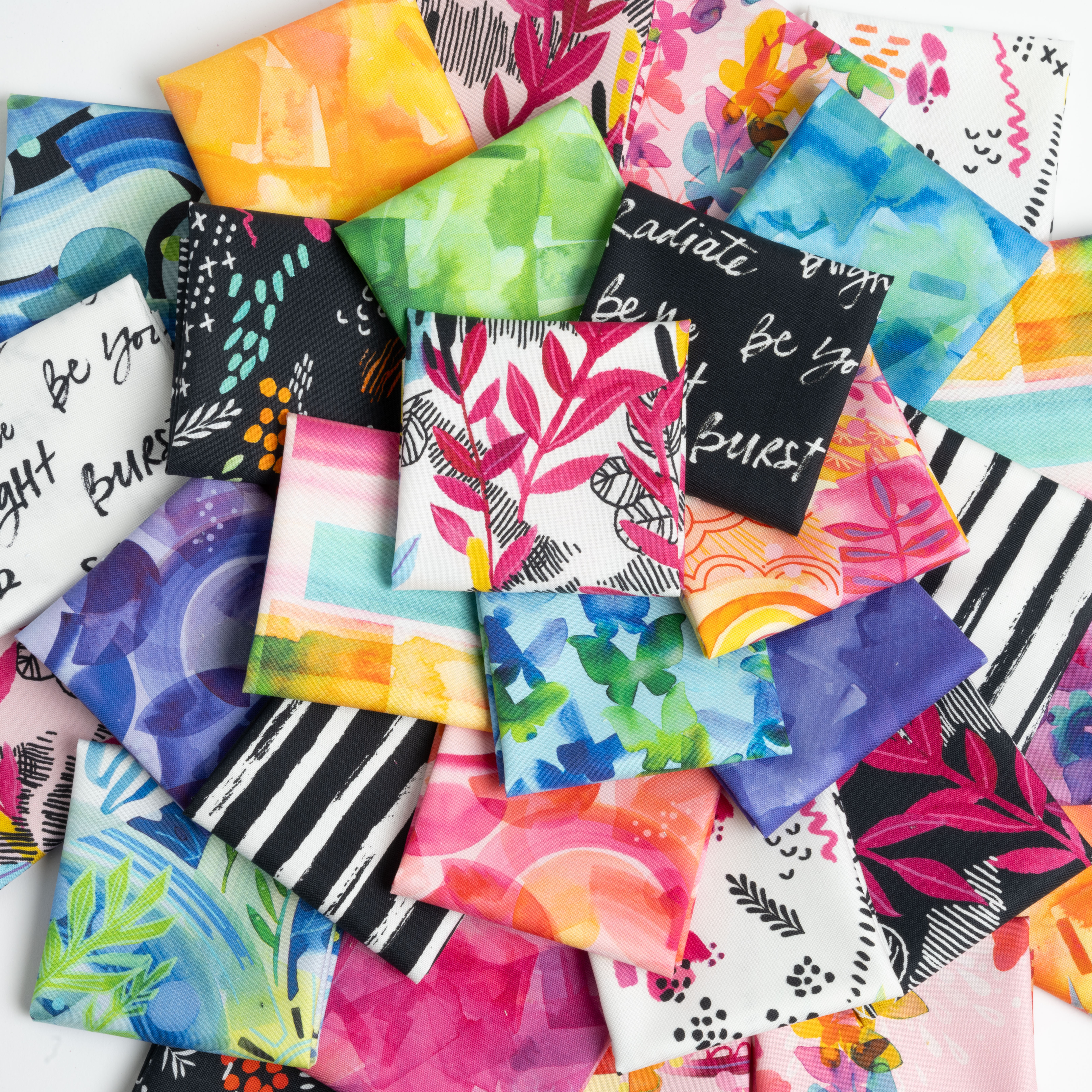 Playgrounds Abstract - Pink - Quilt Fabric