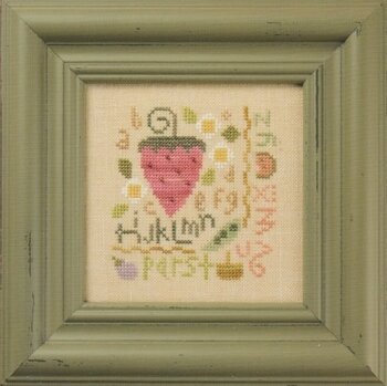Strawberry Sampler (Flora McSample) - Cross Stitch Pattern