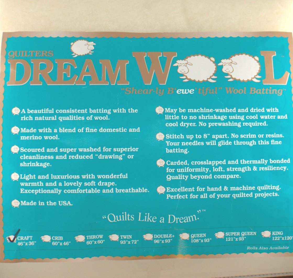 Wool Light Yet Lofty - Craft - Quilt Batting