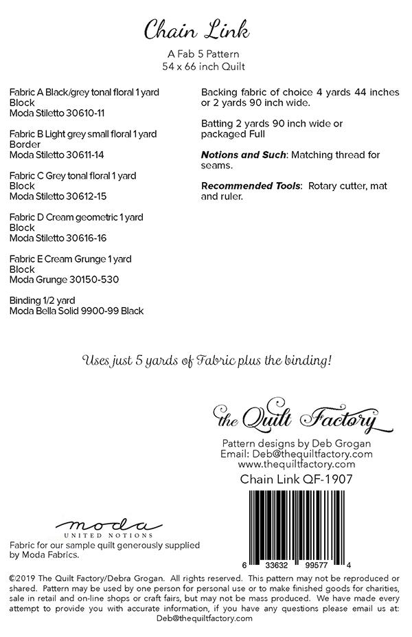 Chain Link - Quilt Pattern