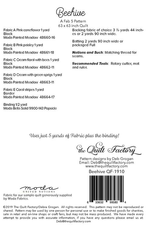 Beehive - Quilt Pattern