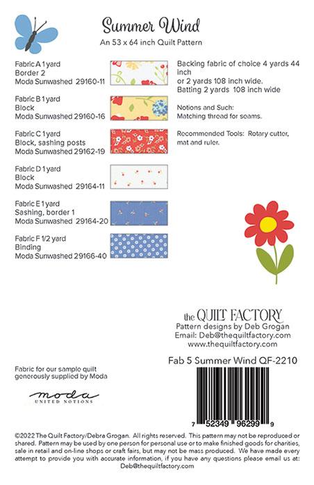 Summer Wind - Quilt Pattern