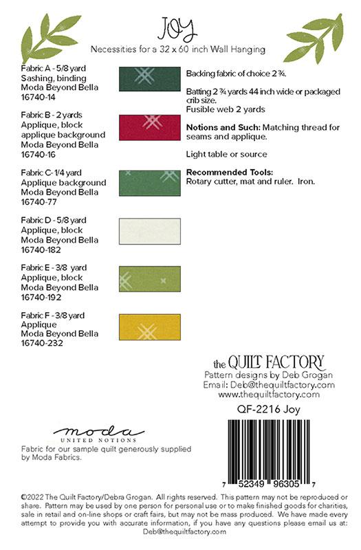 Joy - Quilt Pattern