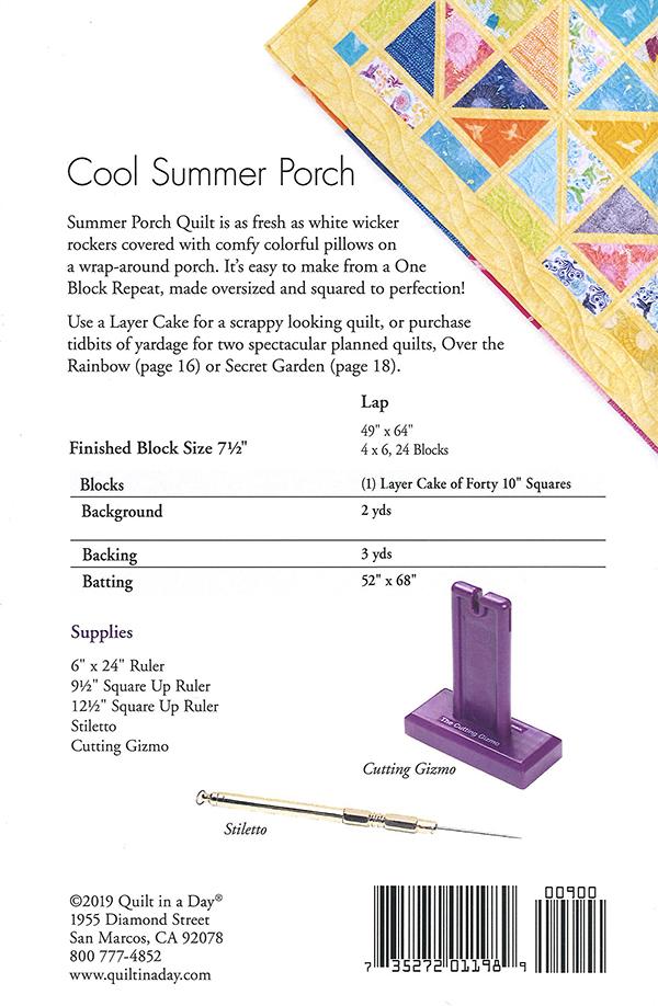 Cool Summer Porch - Quilt Pattern