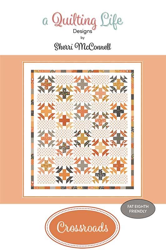 Crossroads - Quilt Pattern, zoomed in. Select this picture to zoom back out.