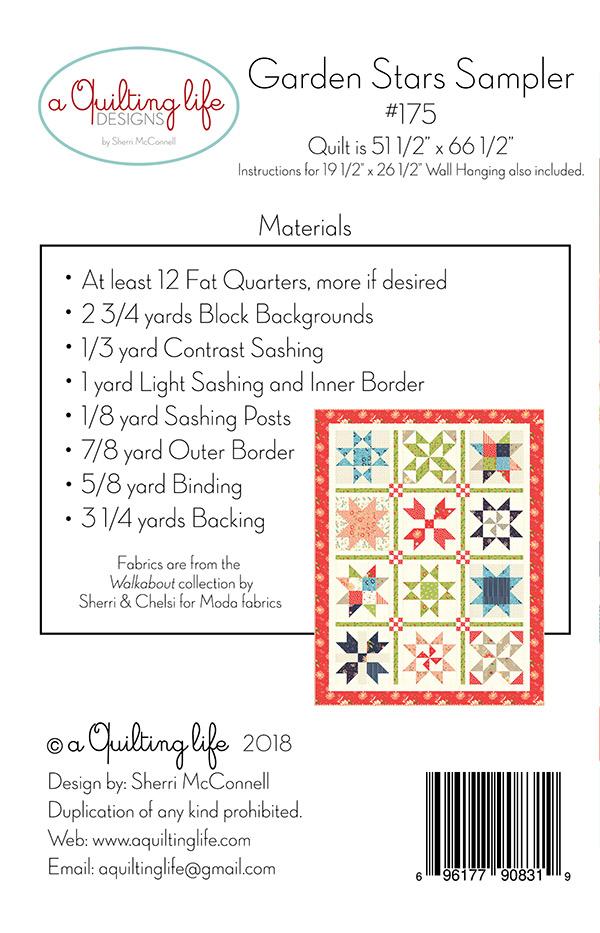 Garden Stars Sampler BOM - Quilt Pattern