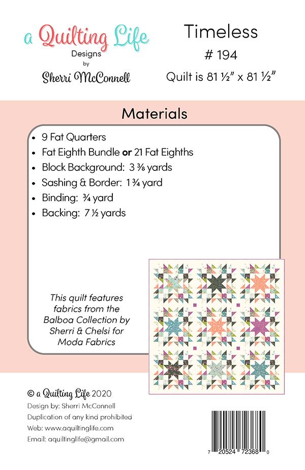 Timeless - Quilt Pattern