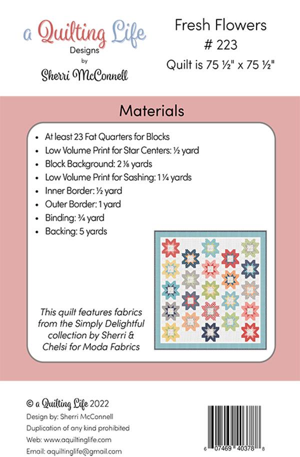 Fresh Flowers - Quilt Pattern