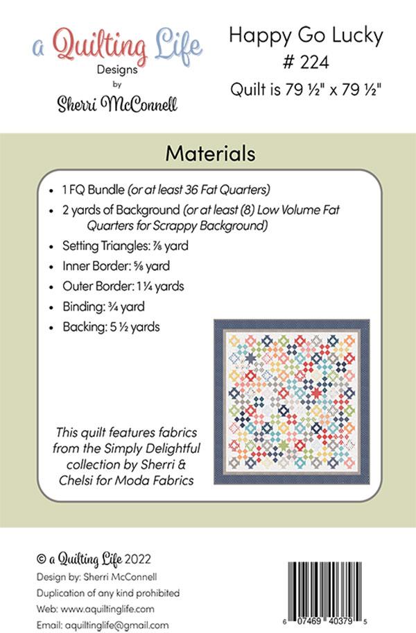 Happy Go Lucky - Quilt Pattern