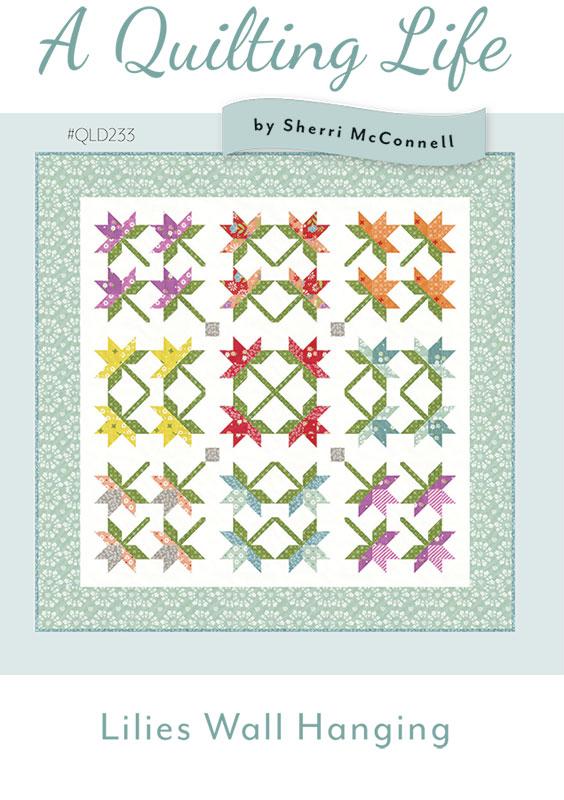 Lilies Wall Hanging - Quilt Pattern