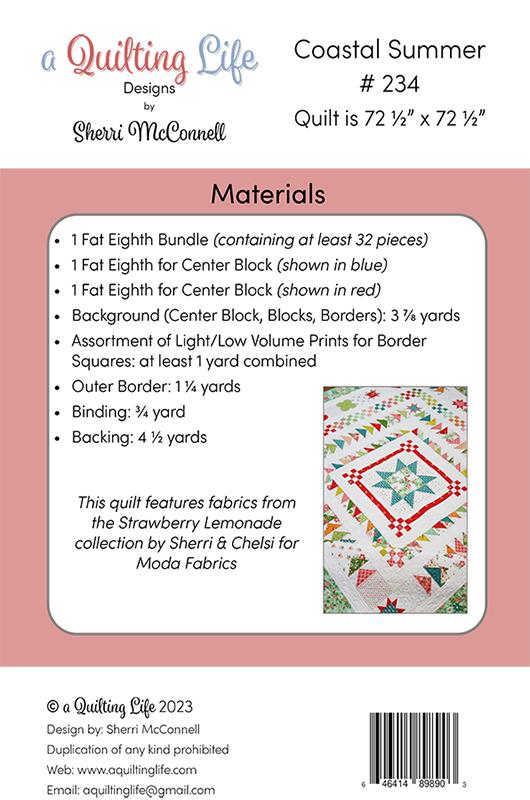 Coastal Summer - Quilt Pattern