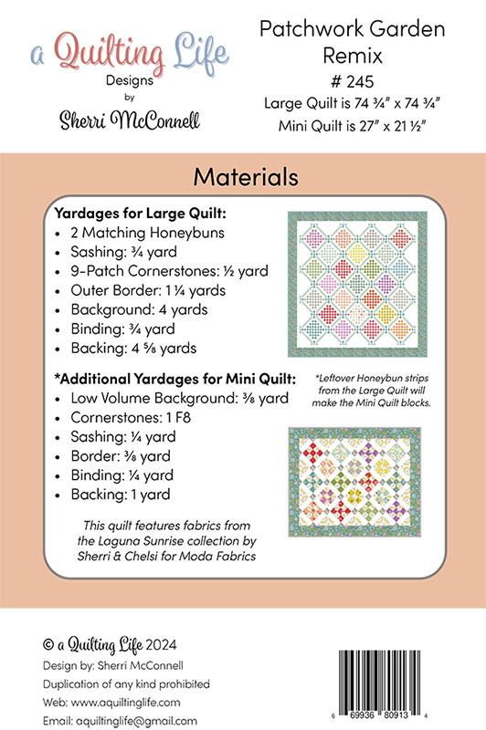 Patchwork Garden Remix - Quilt Pattern
