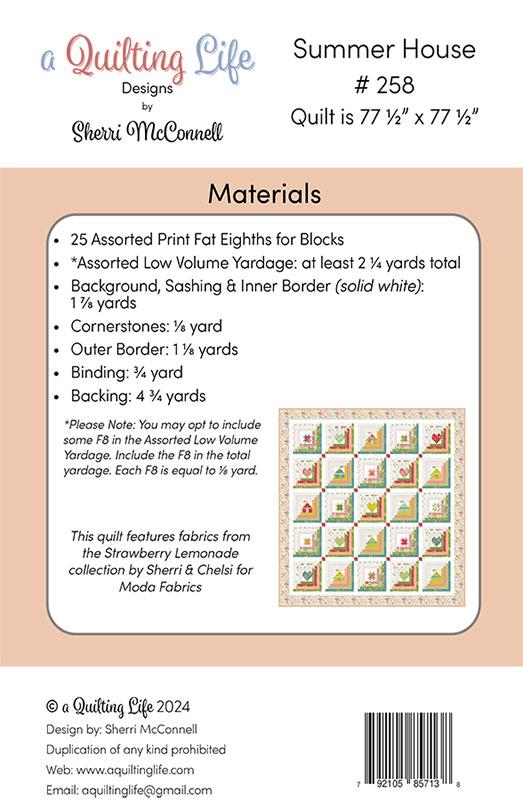 Summer House - Quilt Pattern