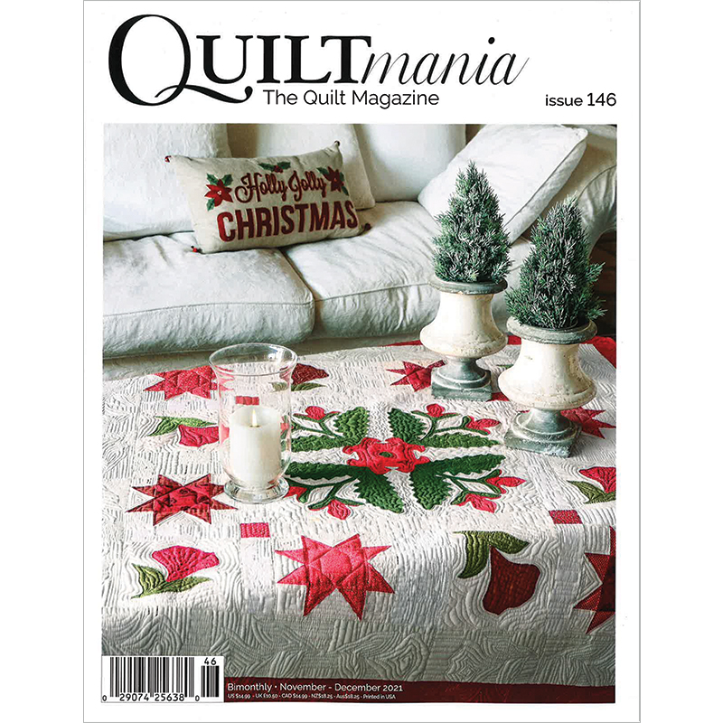 Quiltmania The Quilt Magazine #146 - Quilt Pattern