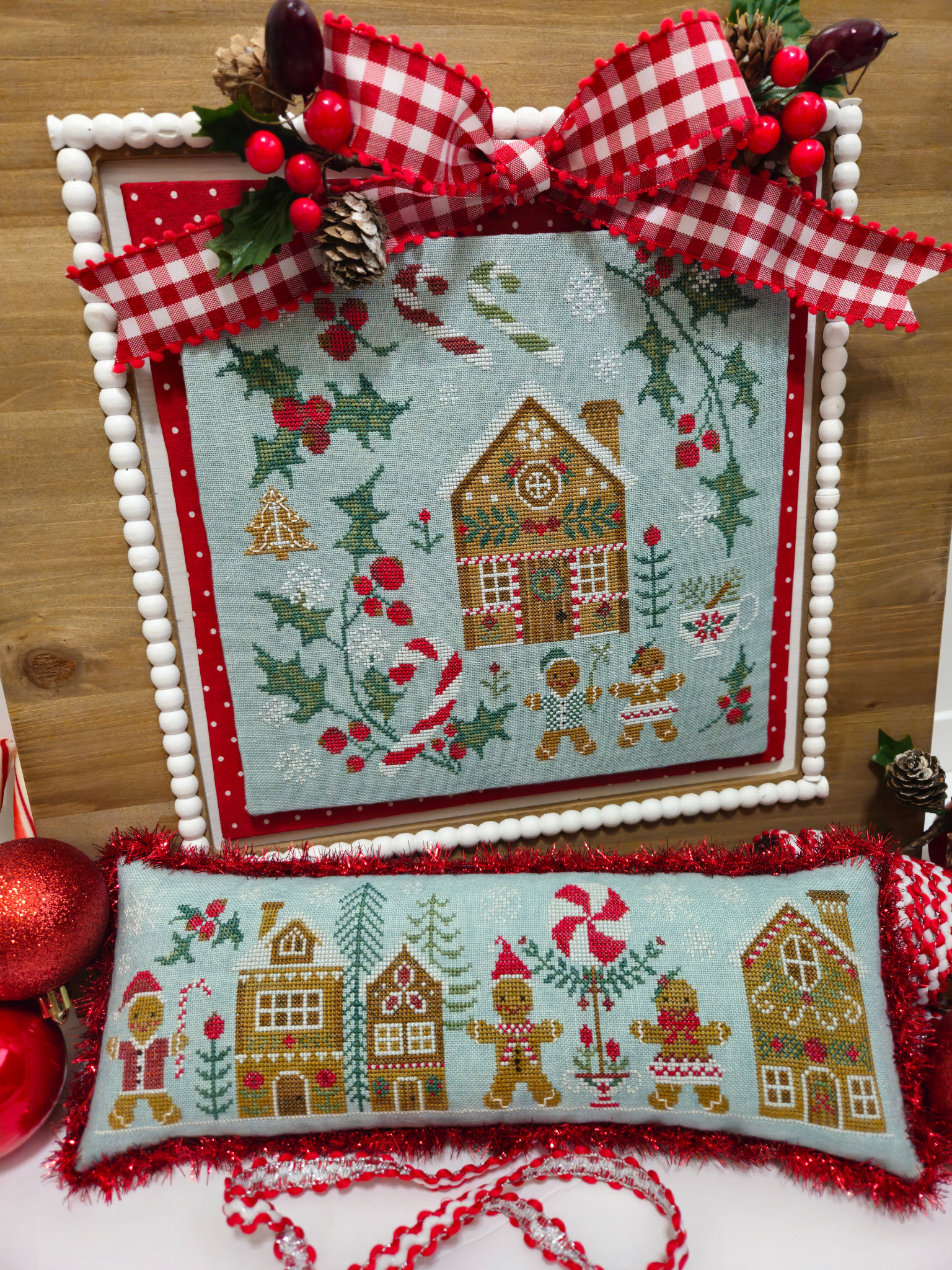 Gingerbread Village Set - ChristmasCross Stitch Pattern