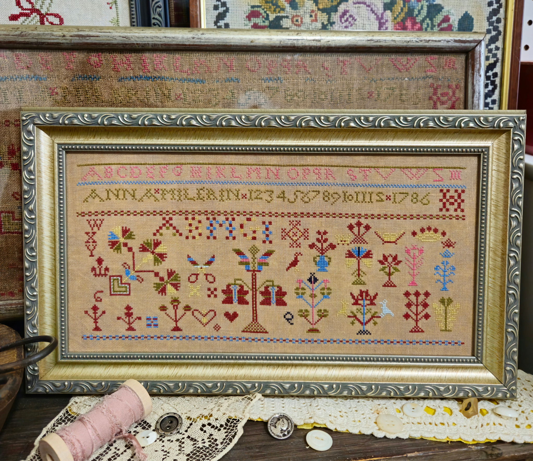 Anna Milerin 1786 - Cross Stitch Pattern